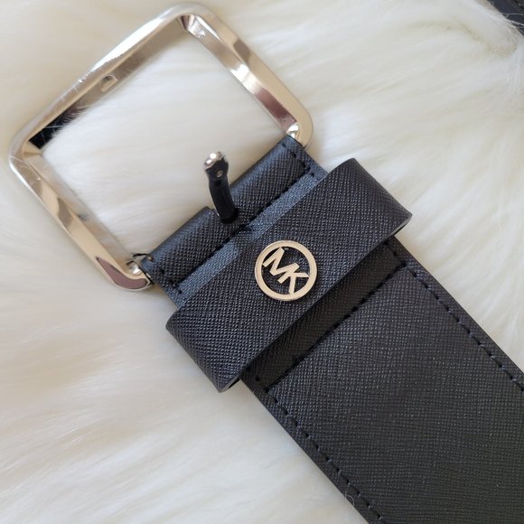 Michael Kors Womens Thick Elasticized Belt Sz S/M Black main image 11
